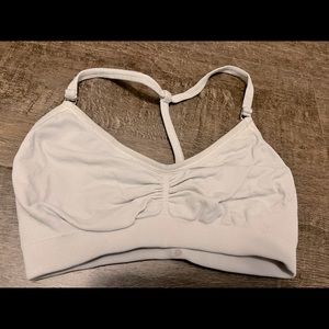 Small white sports bra